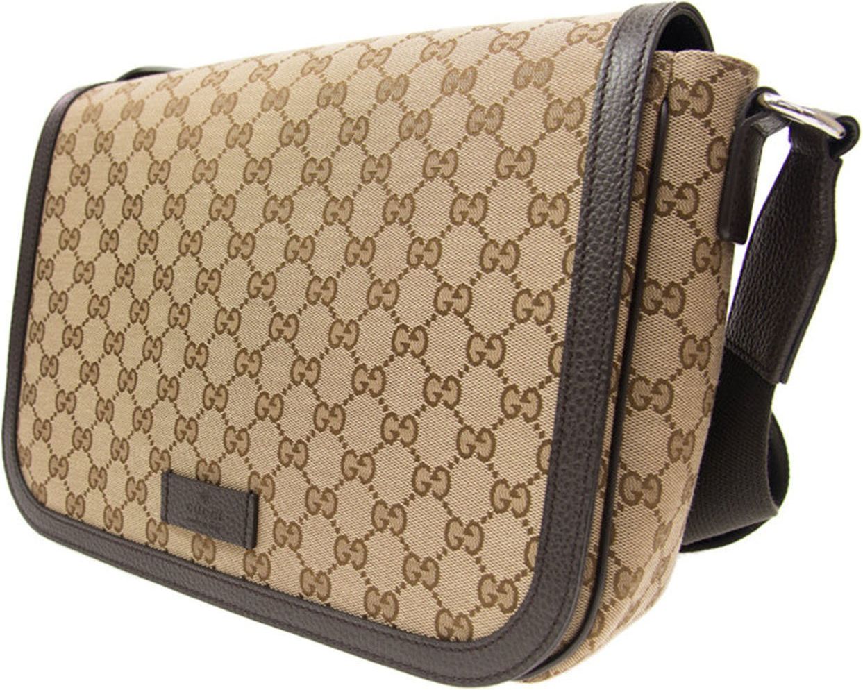 Gucci Gucci Messenger Bag Beige Man Original GG Fabric Mod. 449171 KY9KN 9886 Bruin