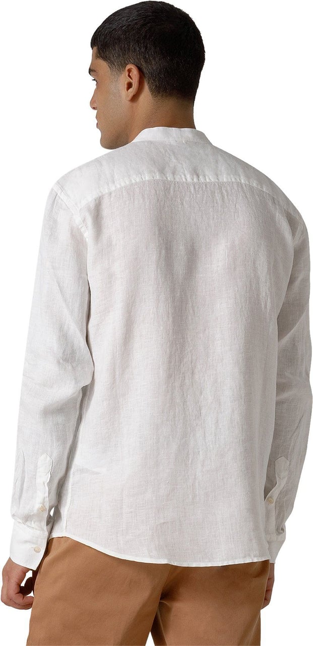 Peuterey IBERIS LINO - Light linen shirt Wit