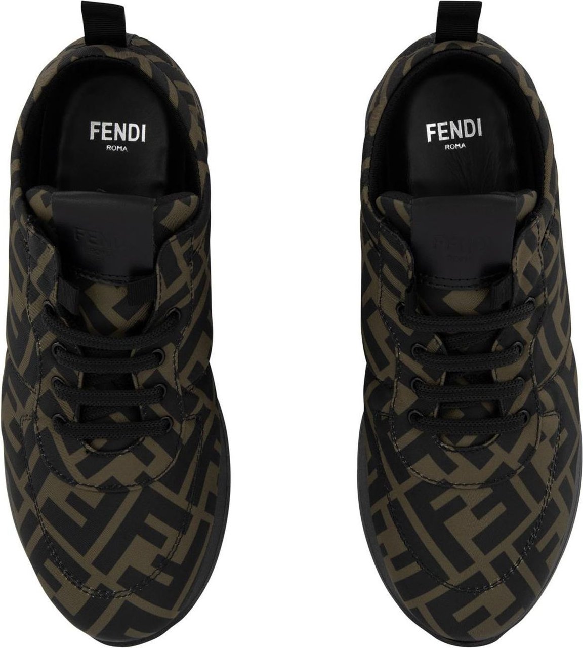 Fendi Sneaker Unx Nylon Ff Bruin