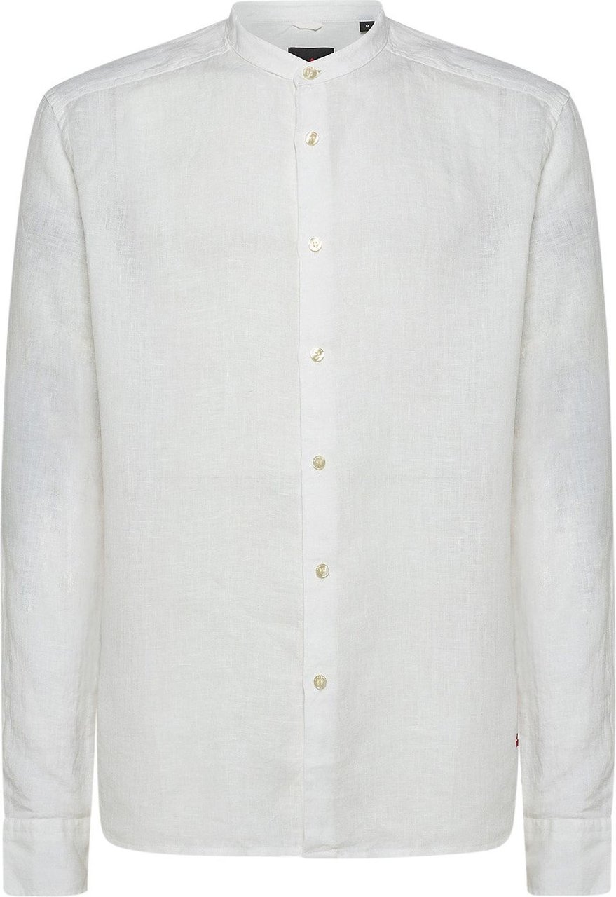 Peuterey IBERIS LINO - Light linen shirt Wit