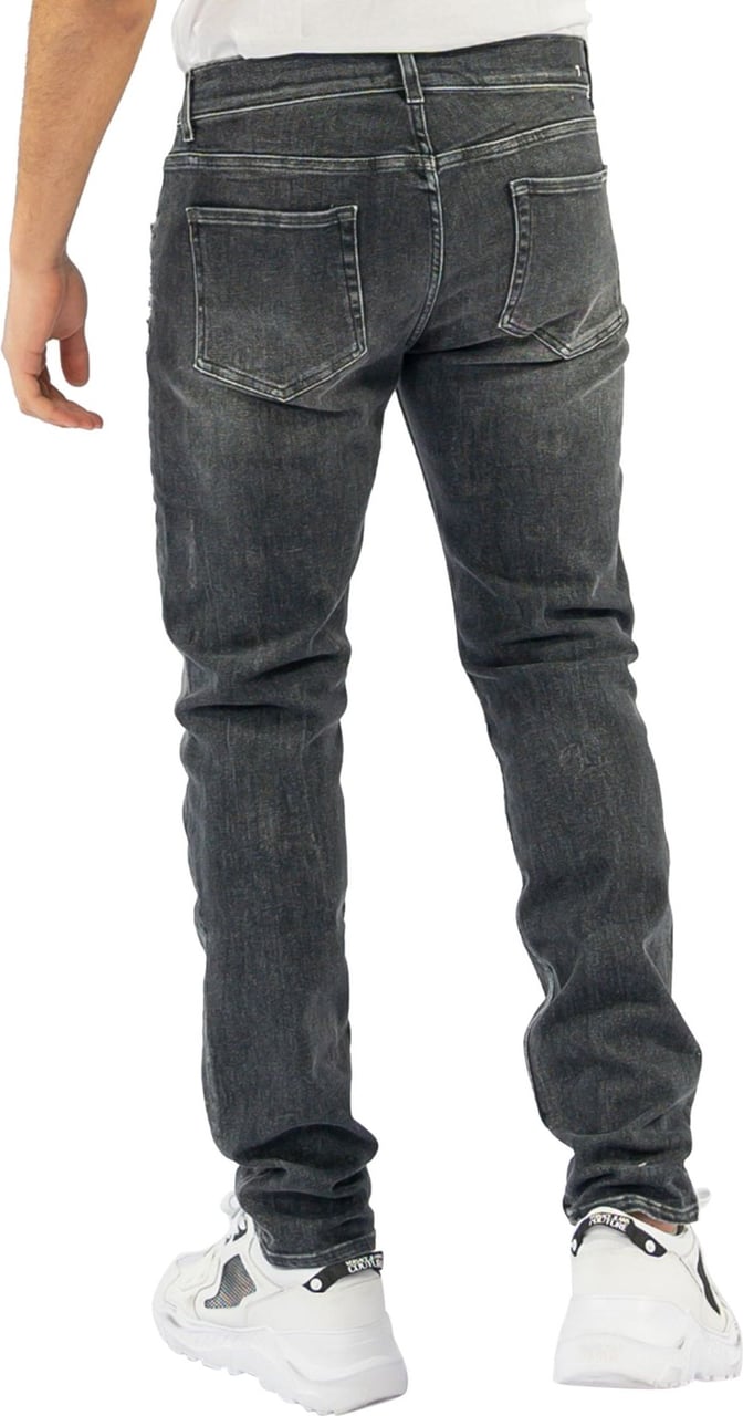 7 For All Mankind Slimmy Tapered Stretch Tek Groove Jeans Zwart