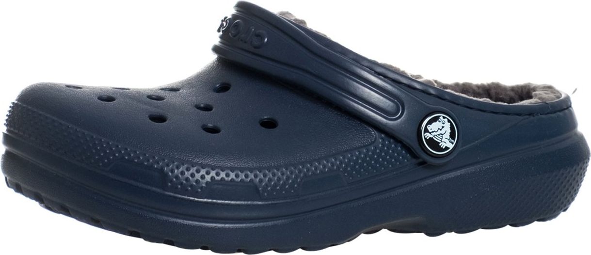 Crocs Slippers Kid Classic Lined Clog K Cr.203506.nach Blauw