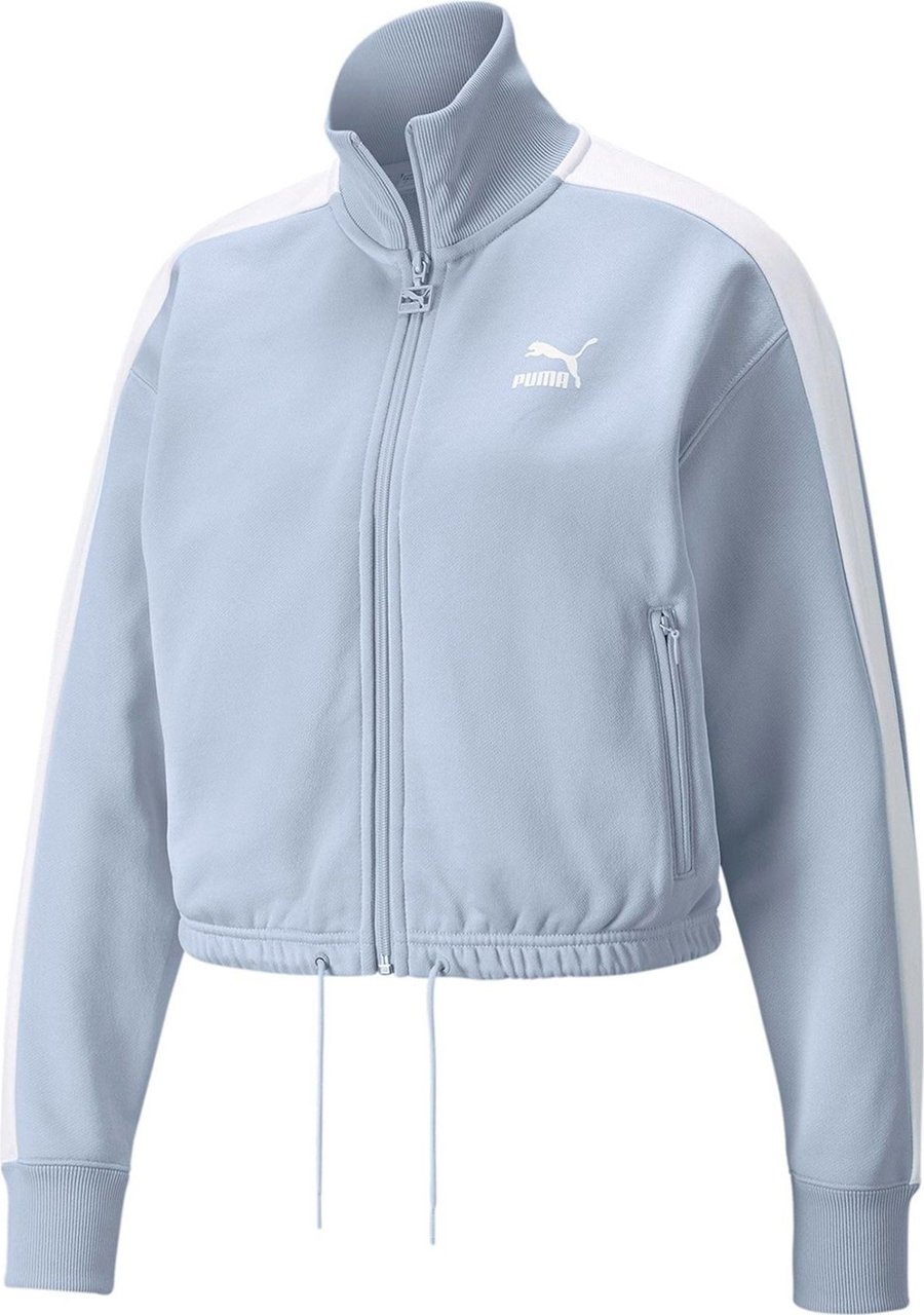 Puma Sweatshirt Woman T7 Crop Track Jacket 533519.21 Blauw