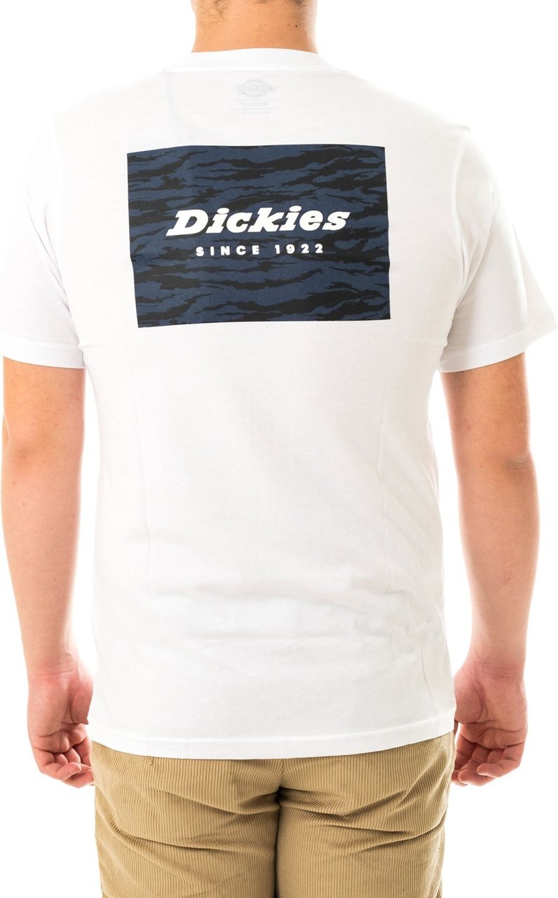 Dickies T-shirt Man Quamba Box Tee Dk0a4x9jwhx Wit