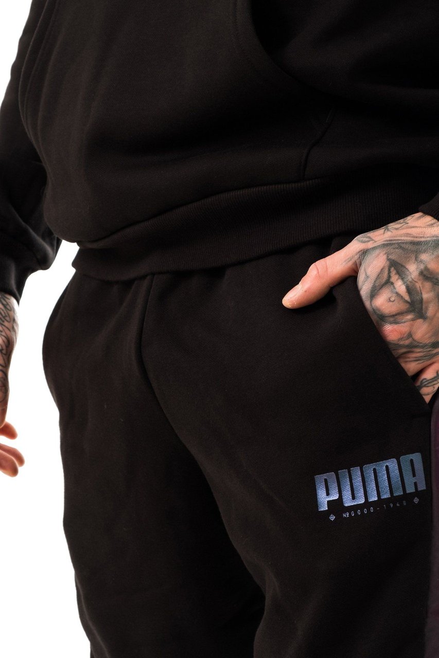 Puma Pants Track Suit Man Cyber Sweatpants 848177.01 Zwart