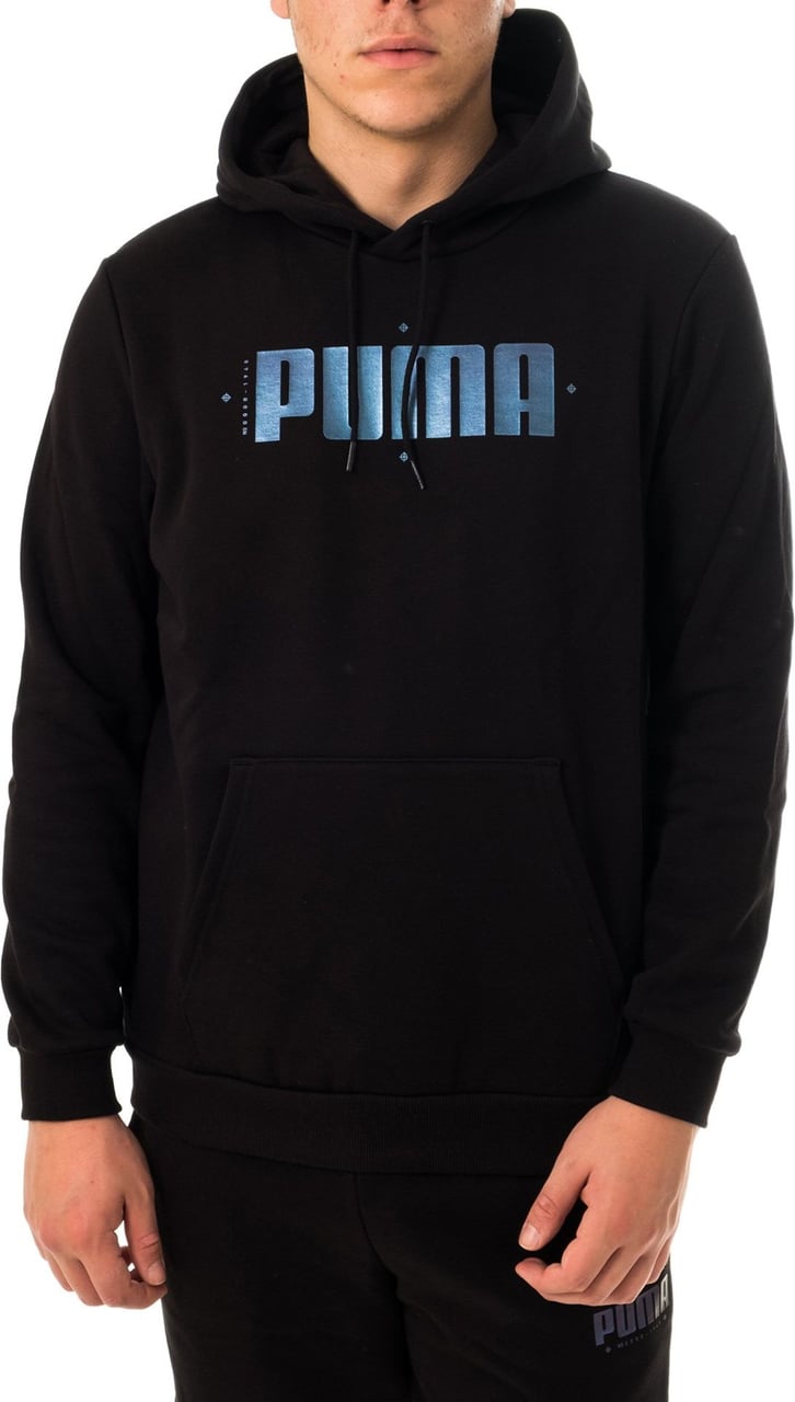 Puma Sweatshirt Man Cyber Graphic Hoodie 848174.01 Zwart