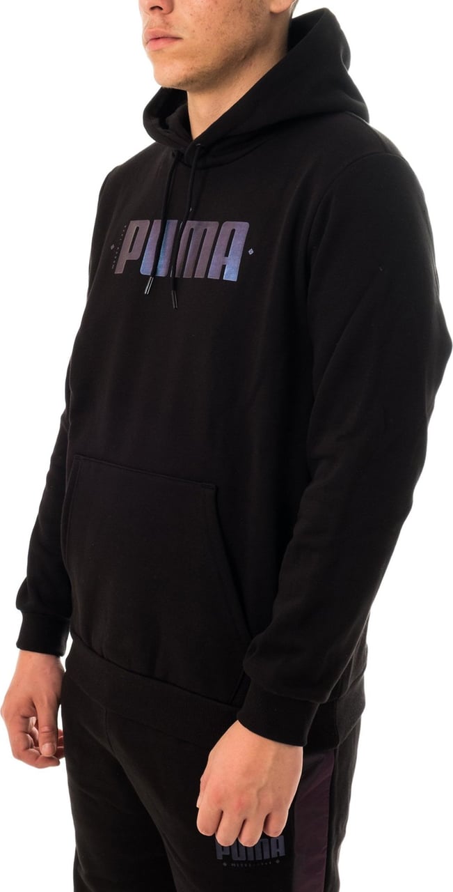 Puma Sweatshirt Man Cyber Graphic Hoodie 848174.01 Zwart