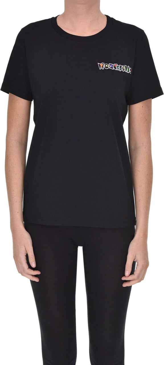 Moschino Designer Logo T-shirt Black