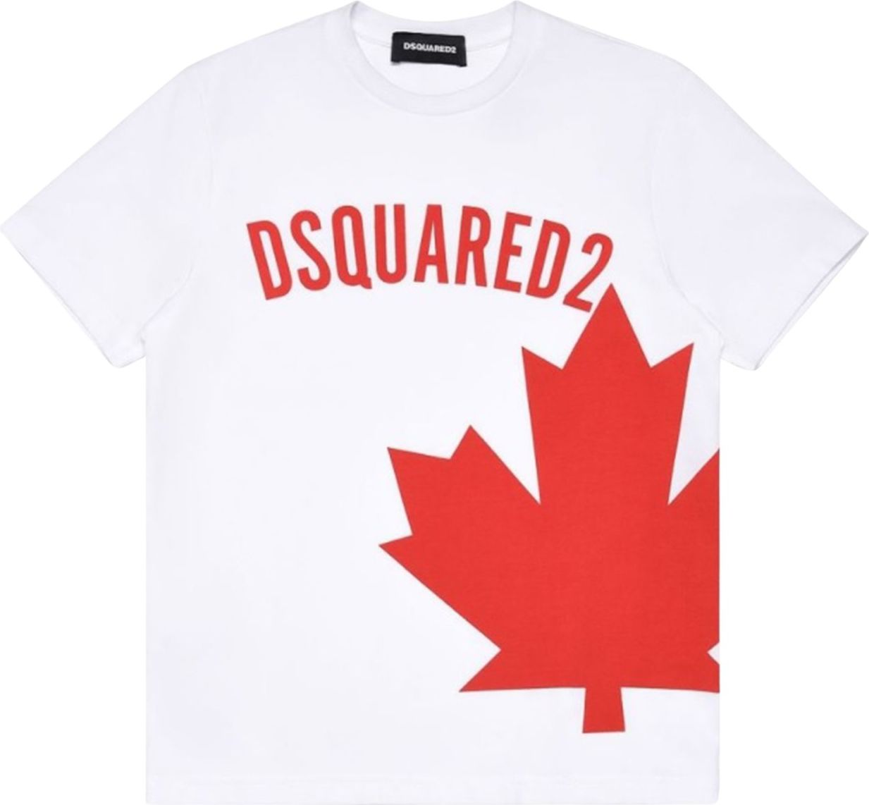 Dsquared2 Relax Maglietta T-shirt KIDS White/Red Rood