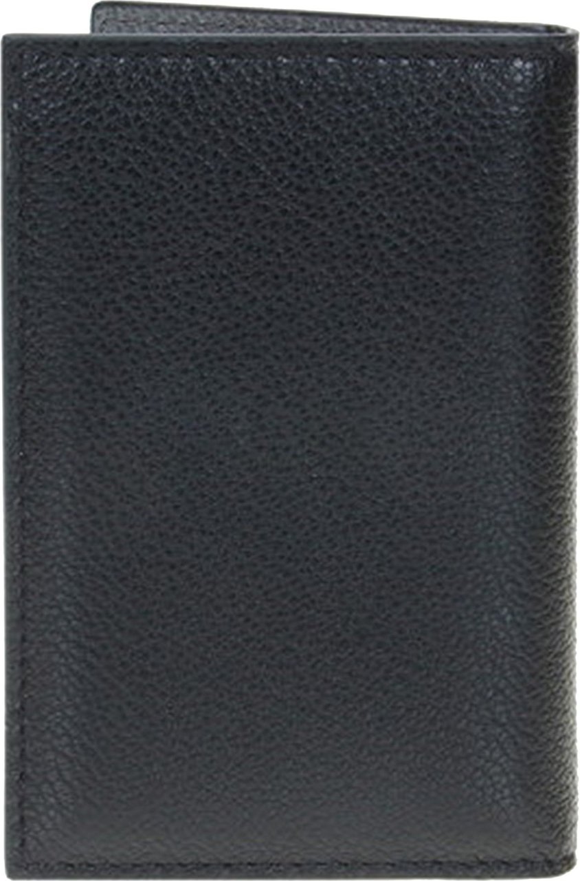 Prada Prada Card Holder Black / Gray Man Calf Leather Mod.2MC035 2CB1 F0R8F Zwart
