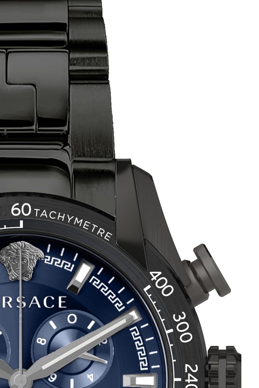 Versace VE2I00521 V-Ray chronograaf horloge 44 mm Blauw