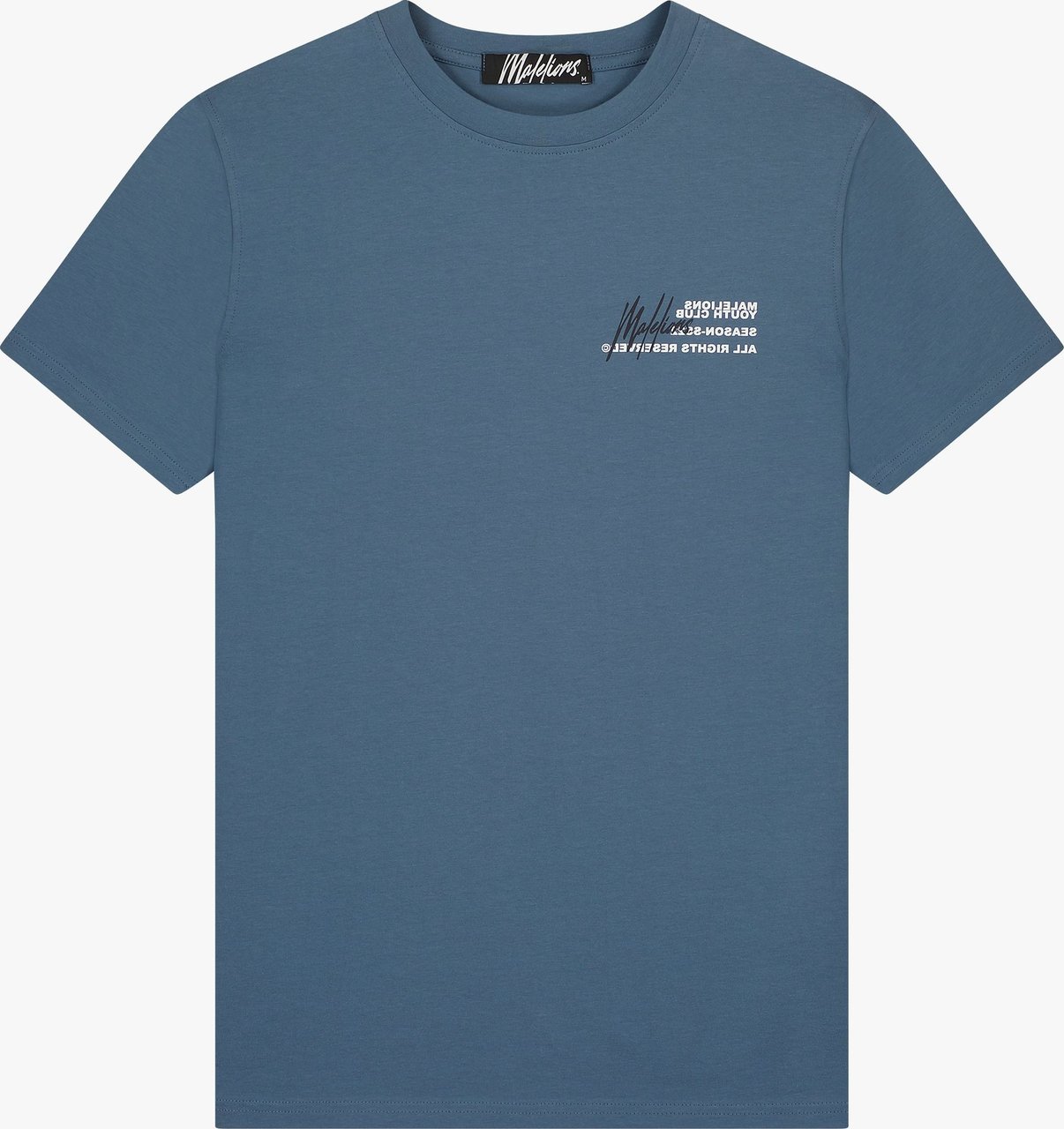 Malelions Men Youth Club T-Shirt - Blue/White Blauw