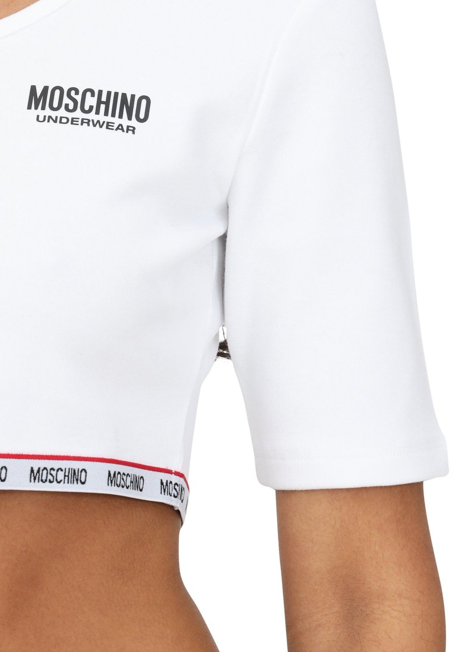 Moschino Top White Wit