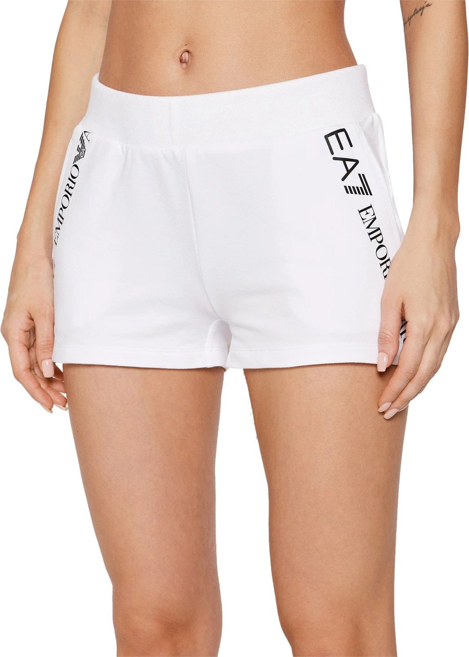 EA7 Shorts White Wit