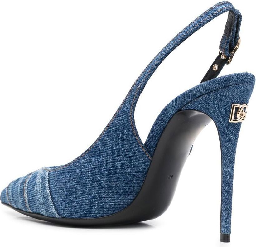 Dolce & Gabbana With Heel Denim Blue Blauw