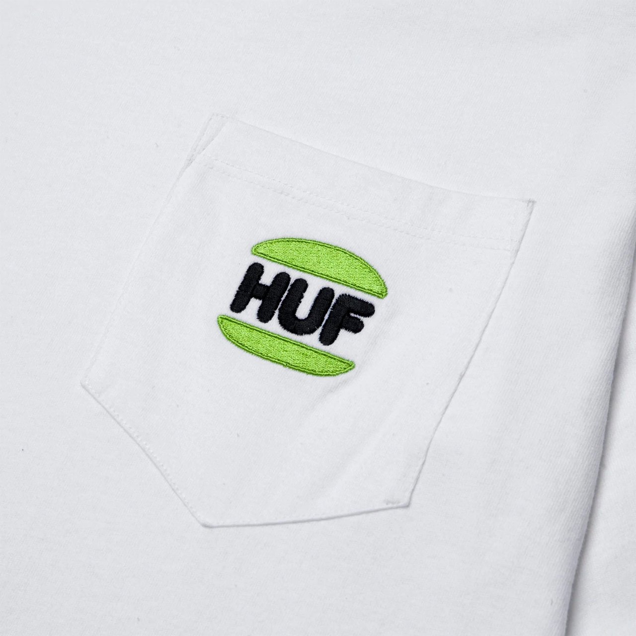 Huf T-shirt Man Regals/s Pocket Tee Ts01663.wht Wit