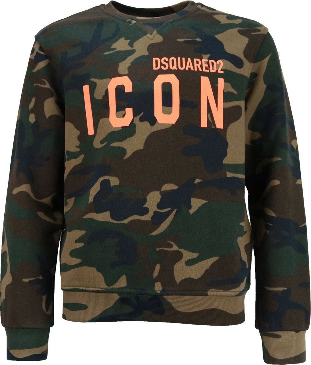 Dsquared2 Icon Sweater Camouflage Relax Fit Divers