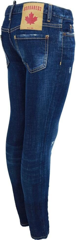 Dsquared2 Girls Medium Waist Twiggle Jeans Blauw