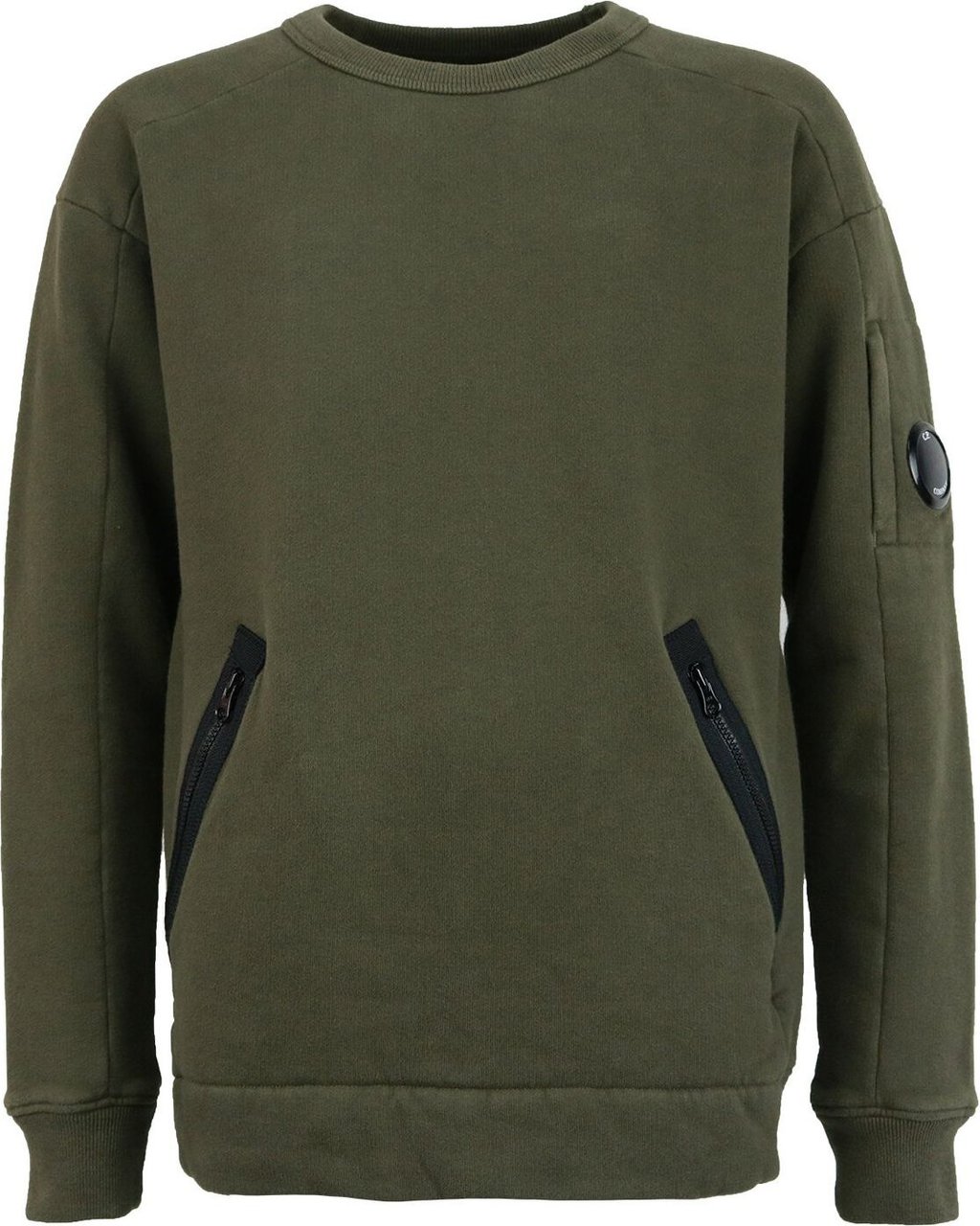 CP Company Zipper Sweater Ivy Green Groen
