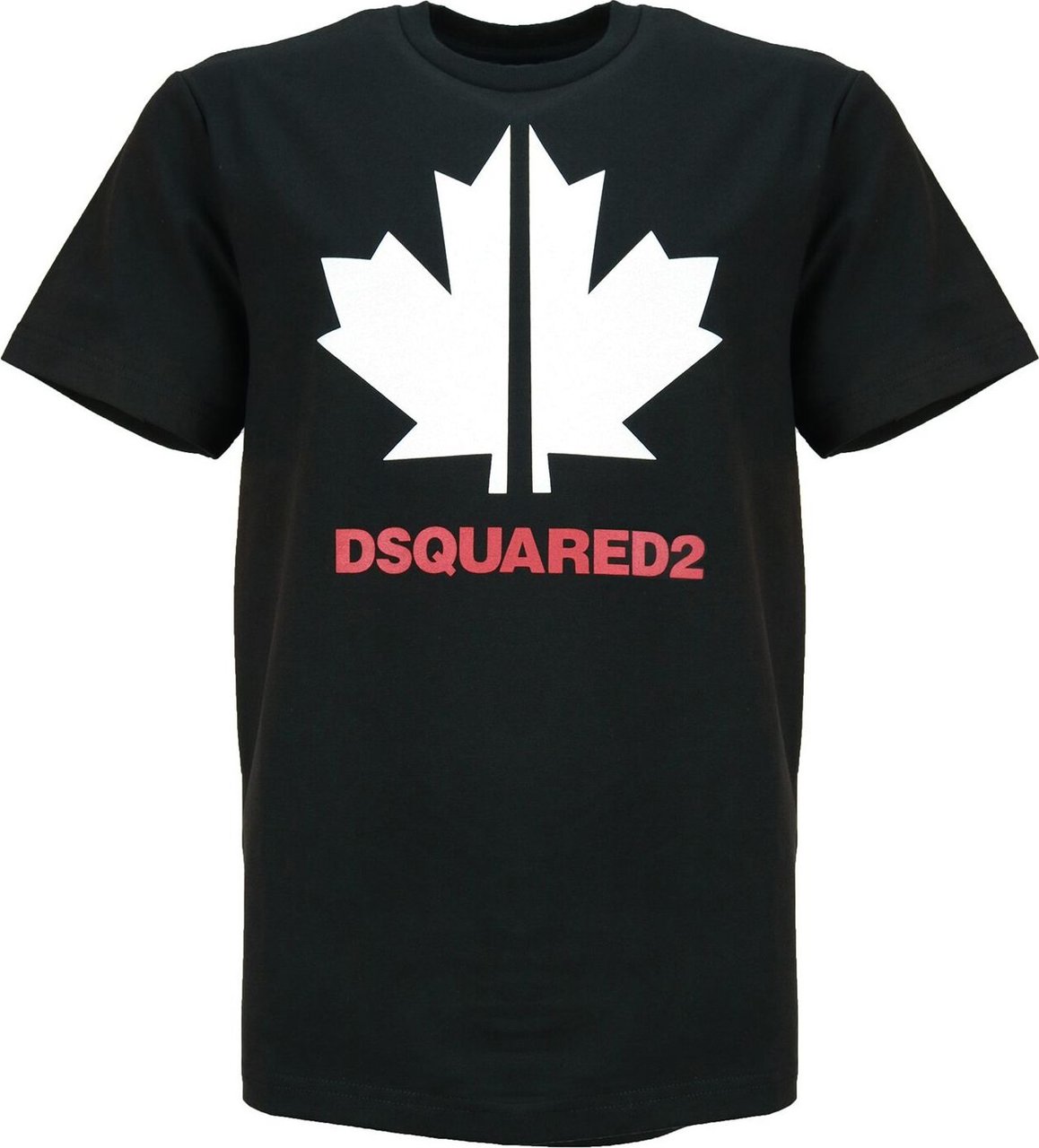 Dsquared2 Shirt Sport Zwart Wit Maple Zwart