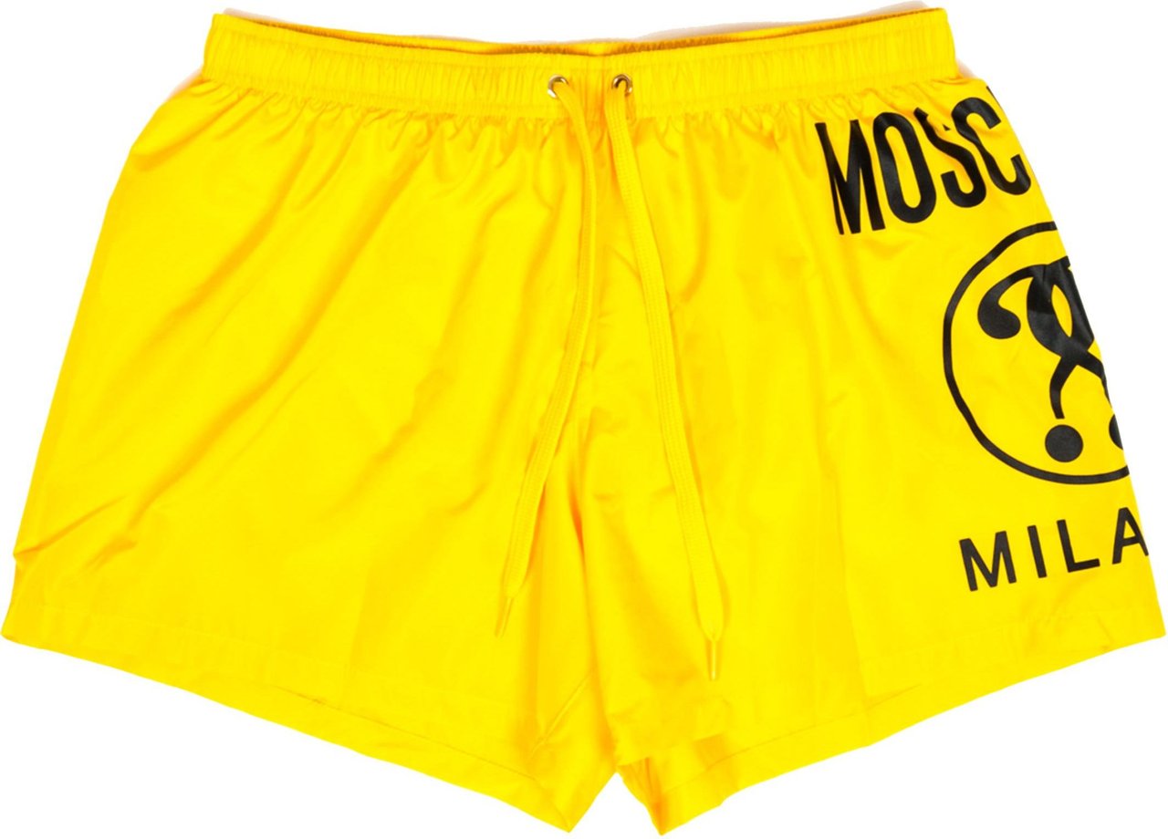 Moschino Swimsuit Man Swim Short Boxer 6103.a0048 Geel