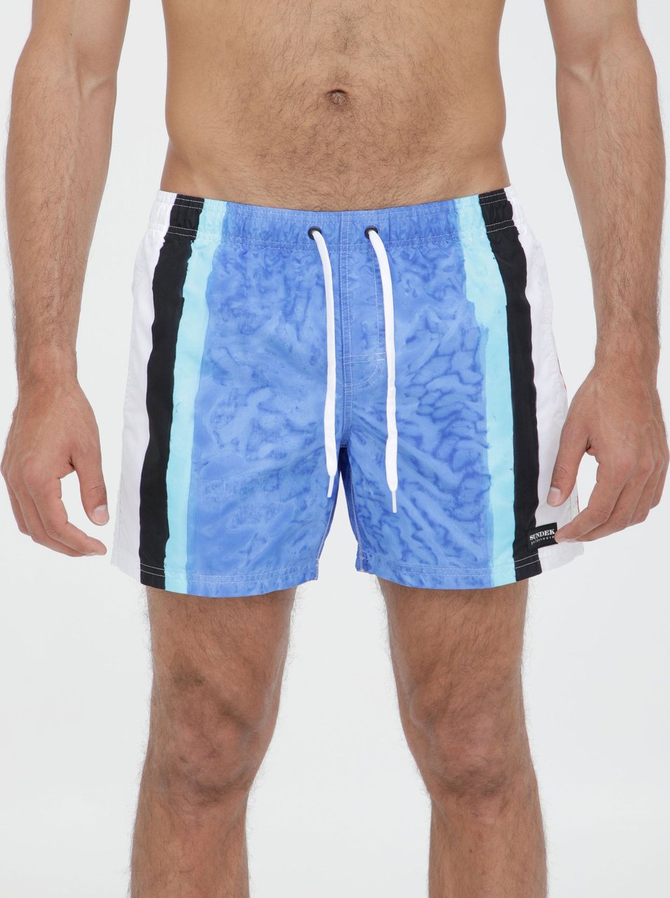 Sundek Multicolor Swim Shorts Blauw