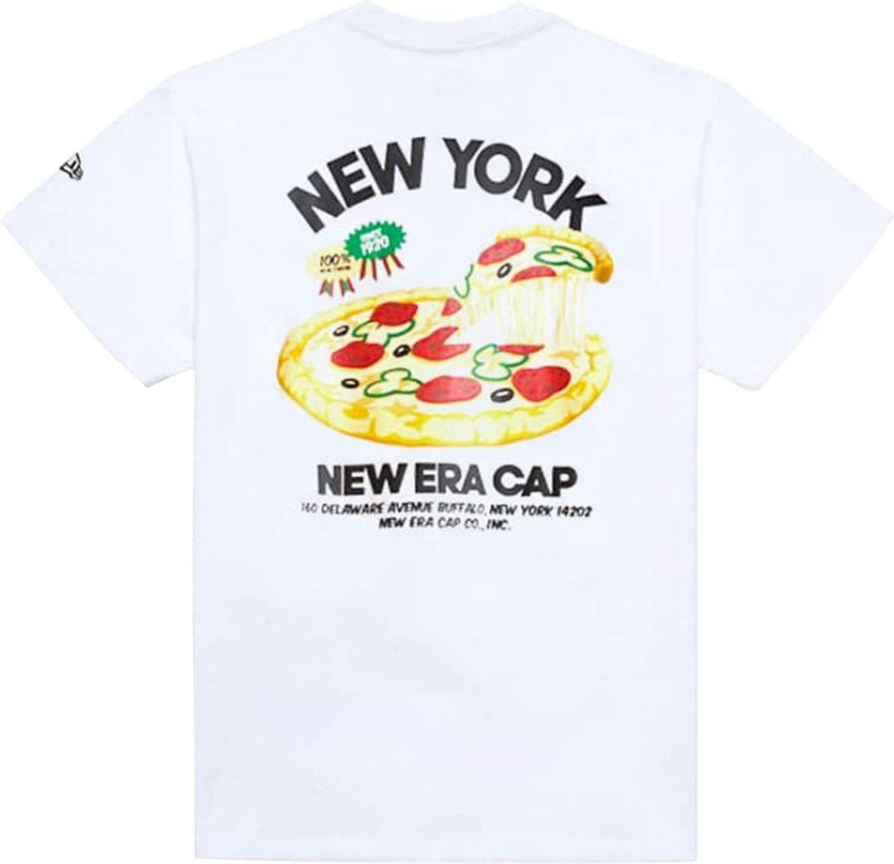 New Era T-shirt Man Food Pack Tee 13083966 Wit