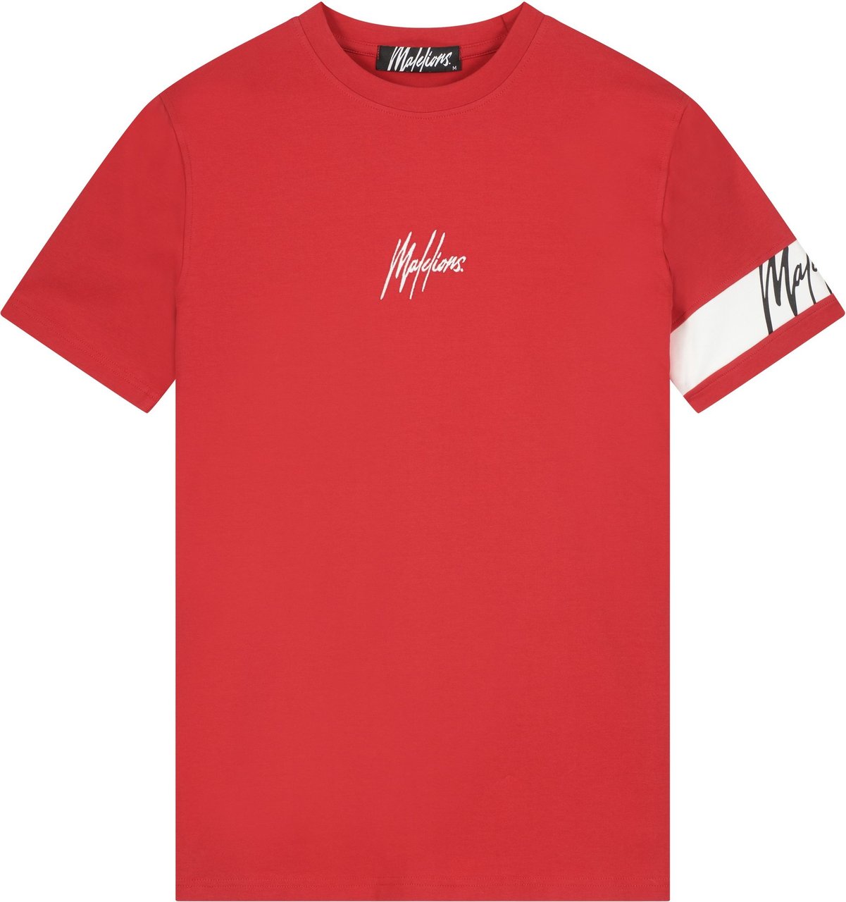 Malelions Captain T-Shirt - Red/White Red