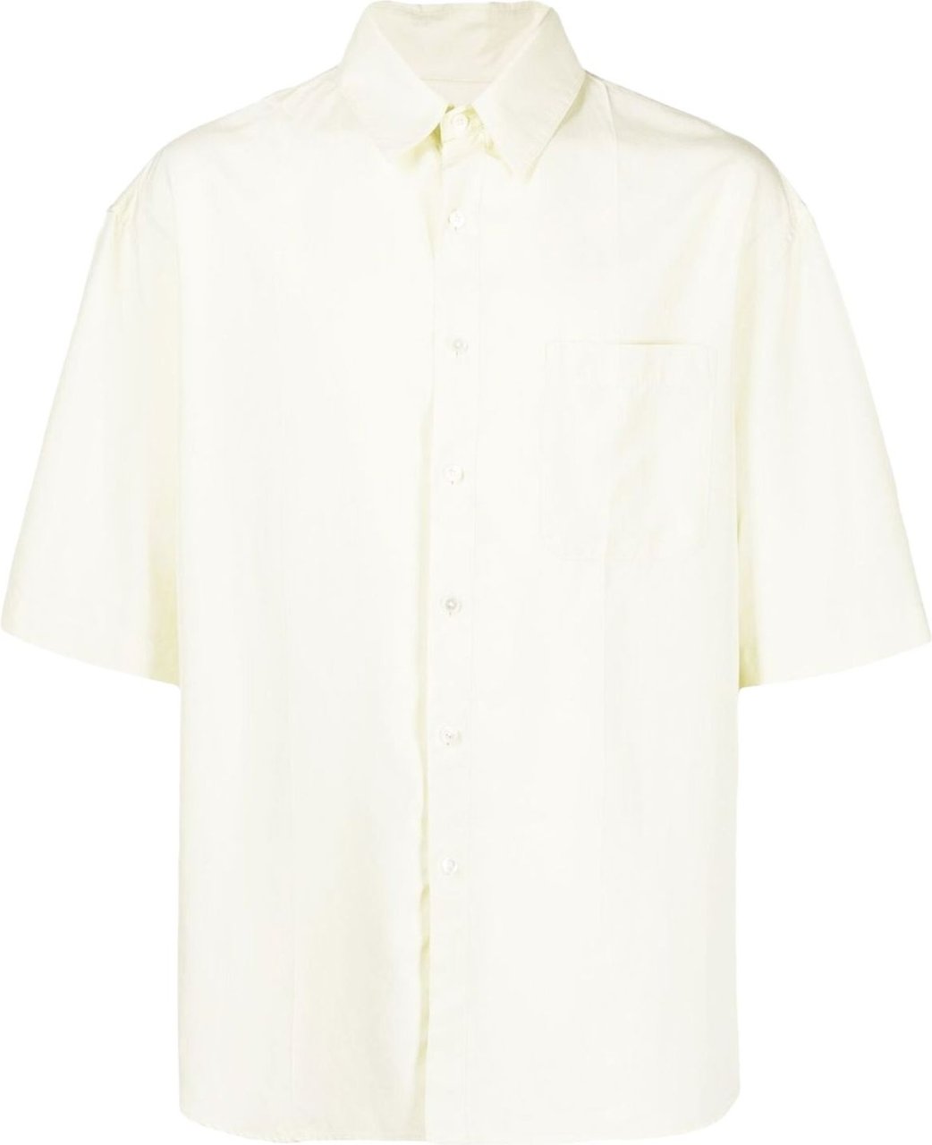 Lemaire Regular Collar Ss Shirt Lemon Glaze Divers