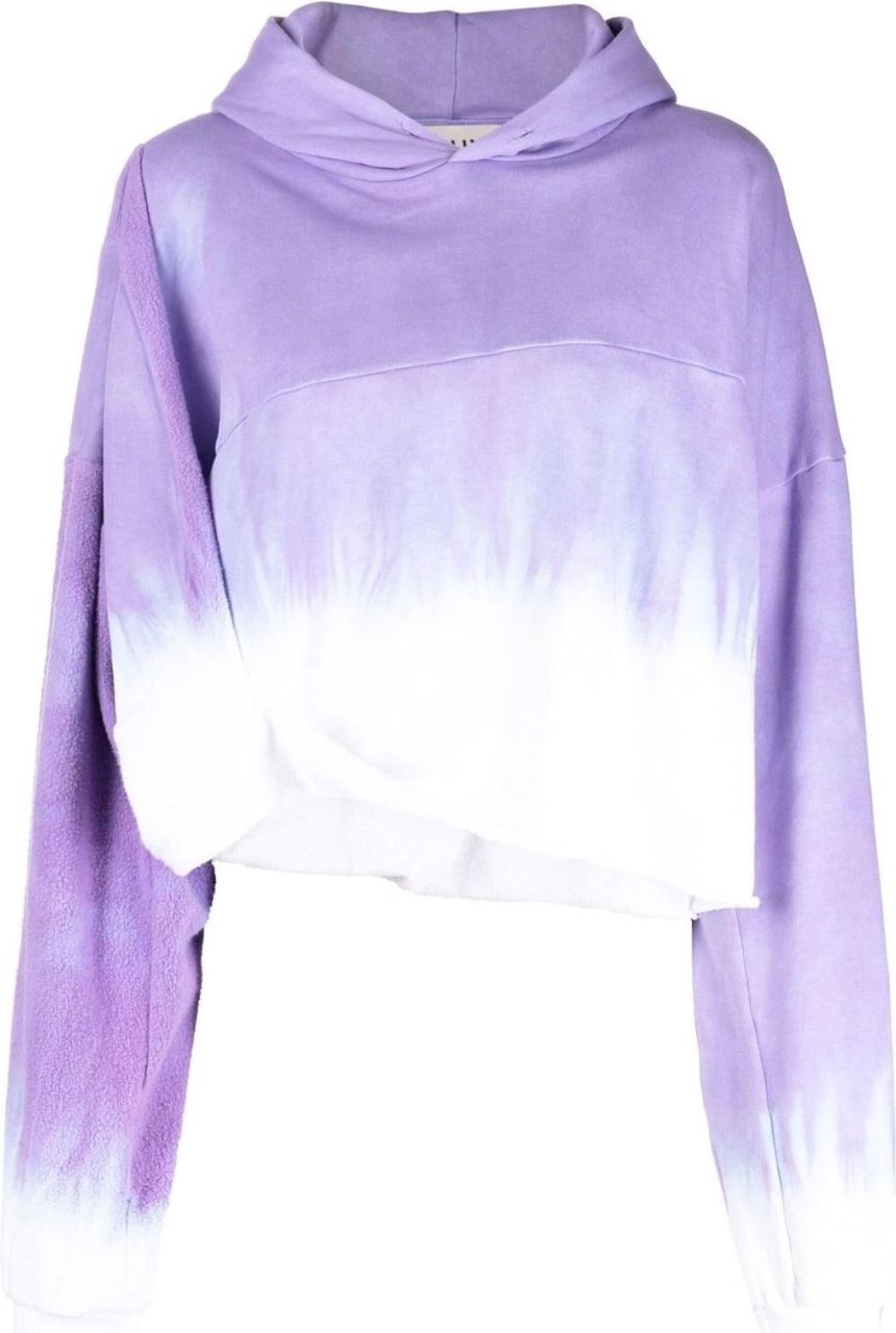 Ottolinger Otto Cropped Drape Hoodie Lilac Dip Paars
