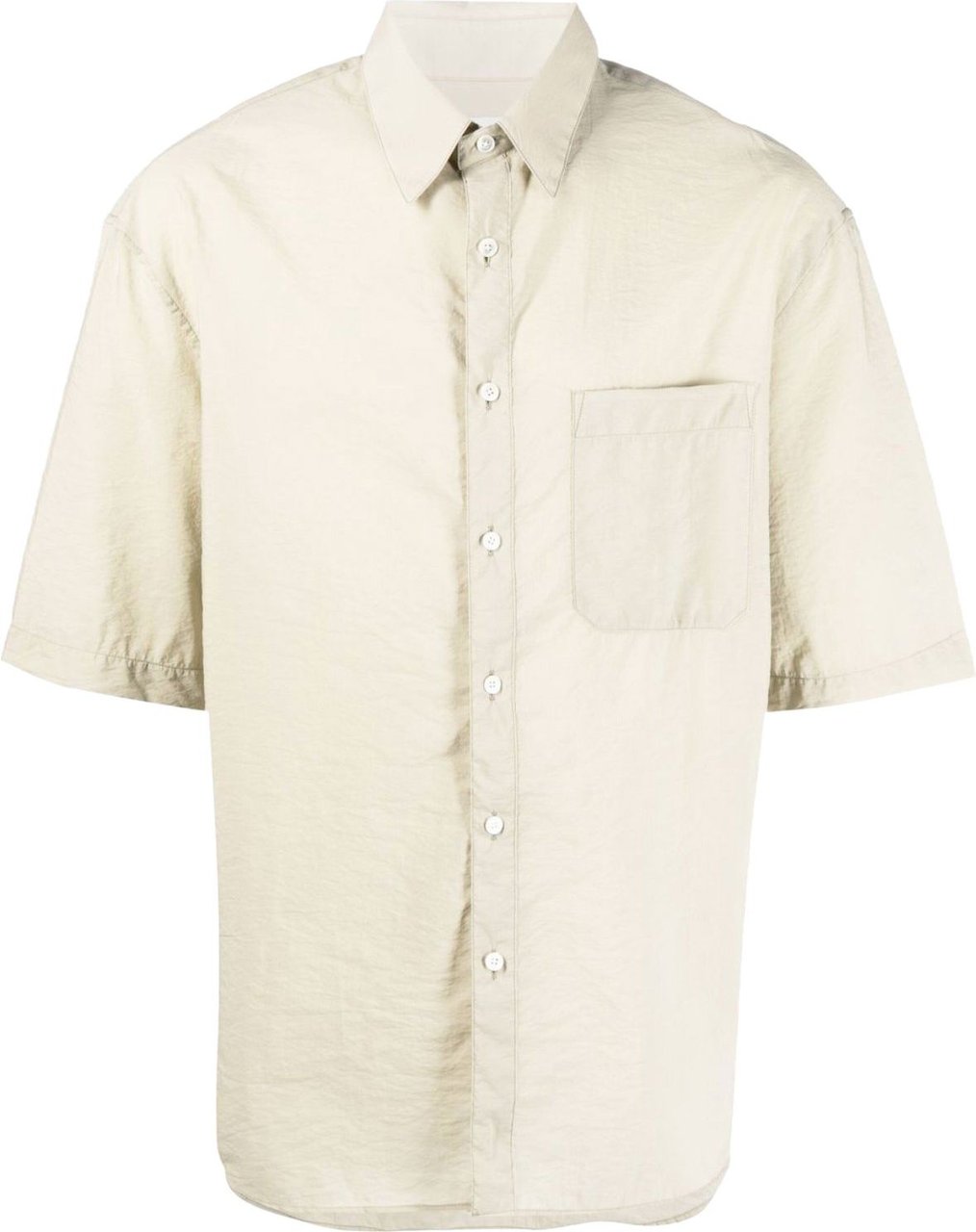 Lemaire Regular Collar Ss Shirt Pale Sage Divers