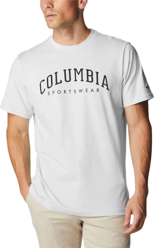 Columbia Men's Classic Seasonal Logo Tee White Wit