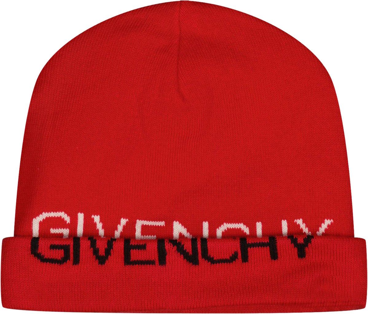 Givenchy Givenchy H01038 babymutsje rood Rood