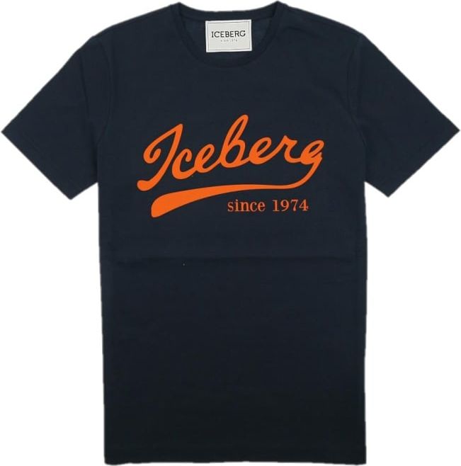 Iceberg T-shirt Jersey Blauw