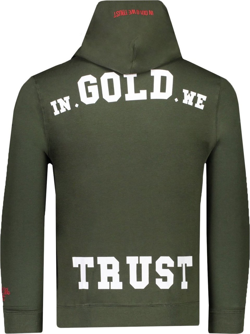 In Gold We Trust Hoodies Groen Groen