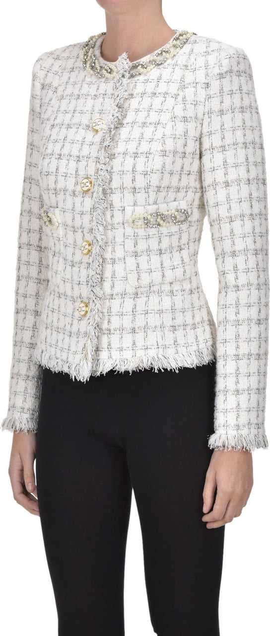 Elisabetta Franchi Chanel Style Jacket Beige