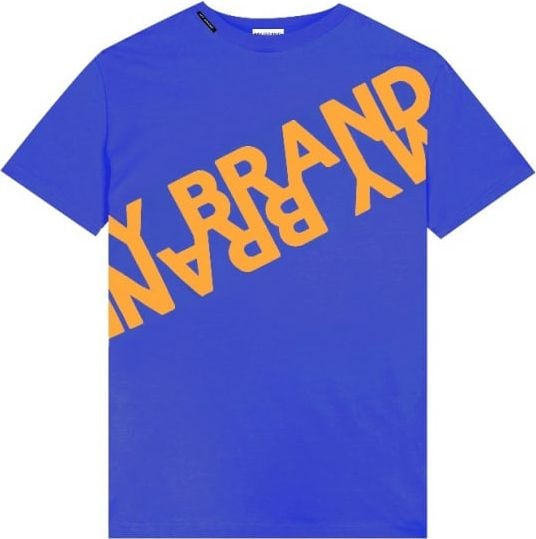 My Brand Mb Double Branding T-Shirt Blauw