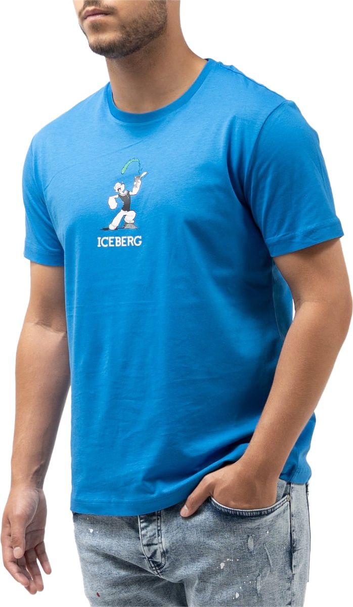 Iceberg T-Shirt Bluette Blauw
