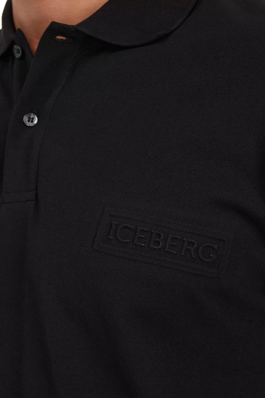 Iceberg L5 Polo B Black Zwart