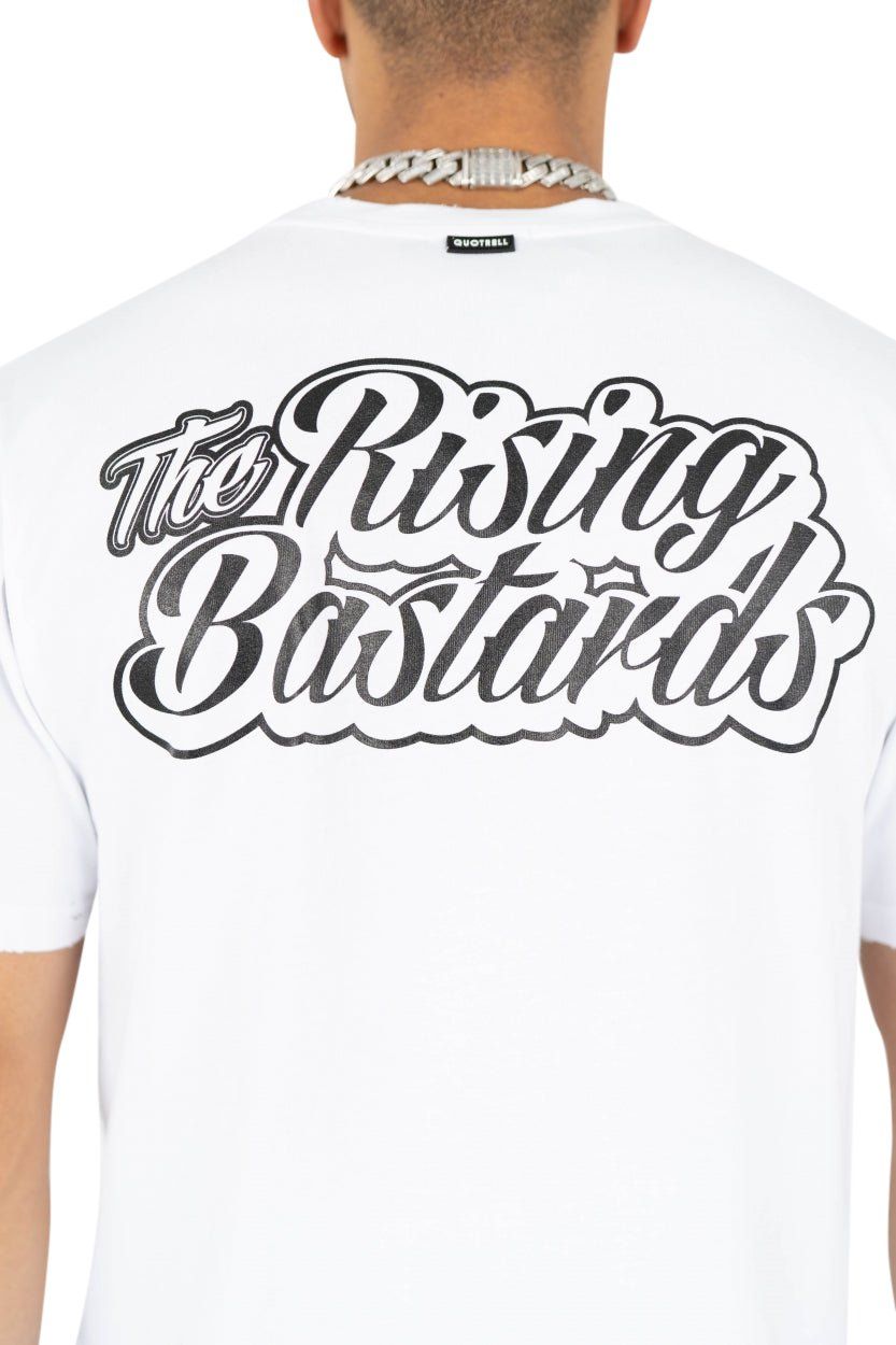 Quotrell The Rising Bastards T-shirt | White Wit