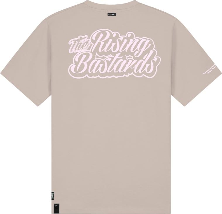 Quotrell The Rising Bastards T-shirt | Brown / Light Pink Bruin