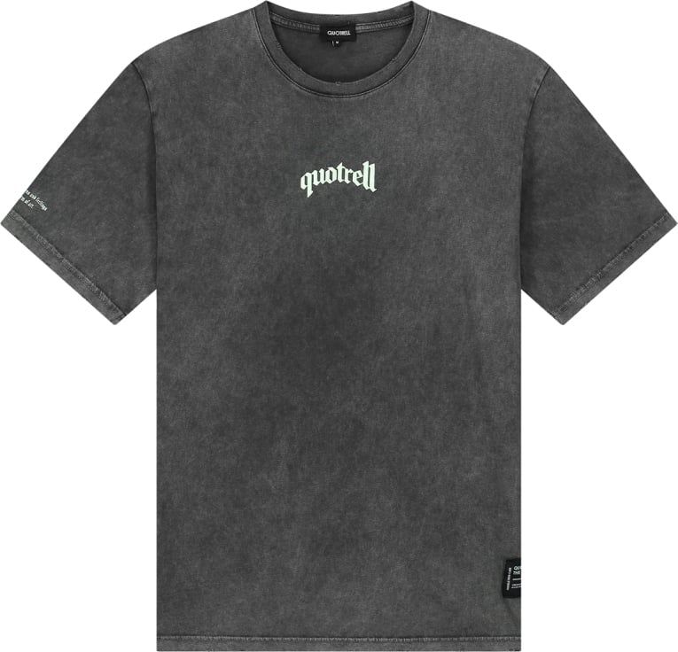 Quotrell The Rising Bastards T-shirt | Acid Grey / Mint Grijs