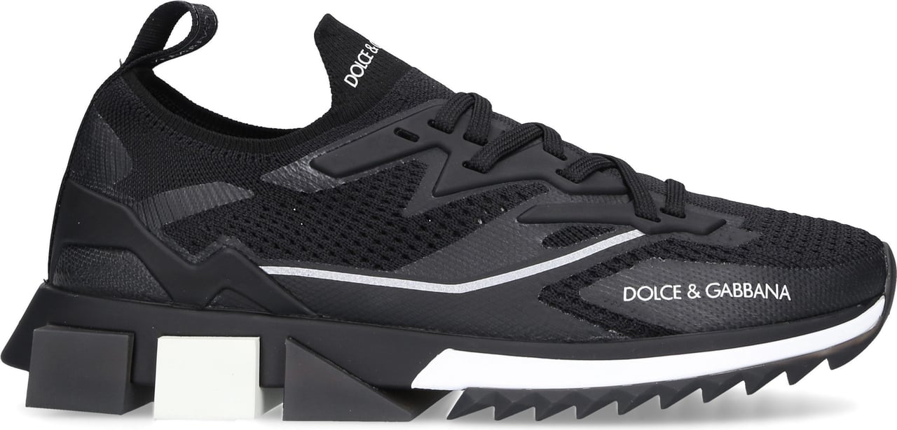 Dolce & Gabbana Low-top Sneakers Sorrento Polyamide Stream Zwart