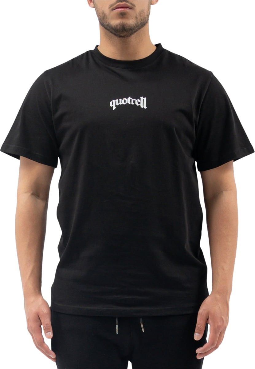Quotrell Global Unity T-Shirt Black/White Zwart