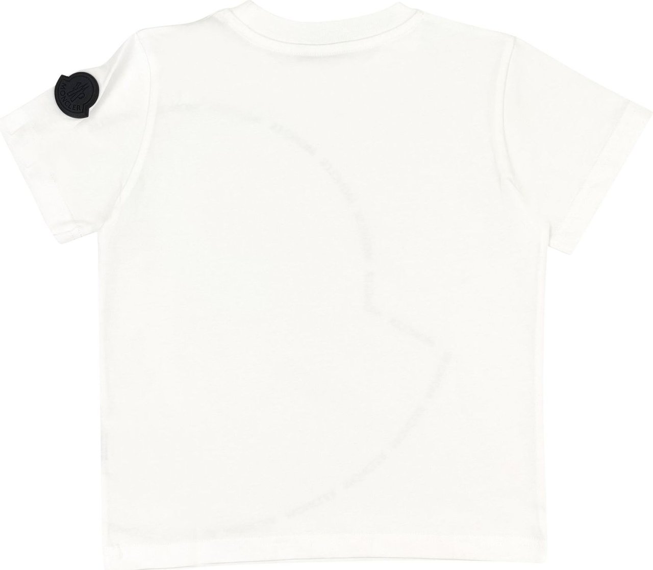 Moncler White Boy T-shirt Wit