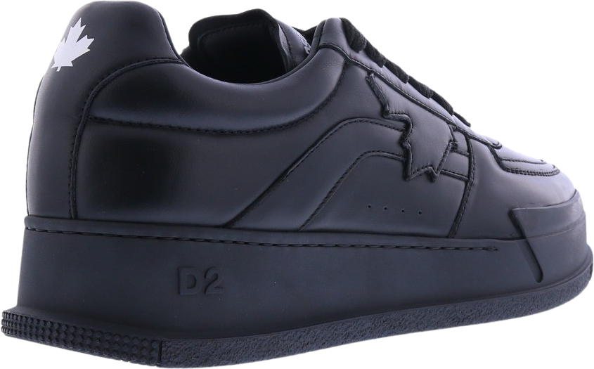 Dsquared2 Lace-Up Low Top Sneakers Zwart