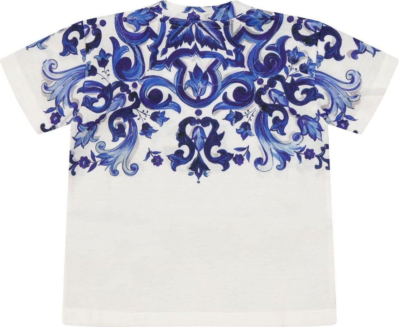 Dolce & Gabbana Baby T-shirt Wit/blauw Wit