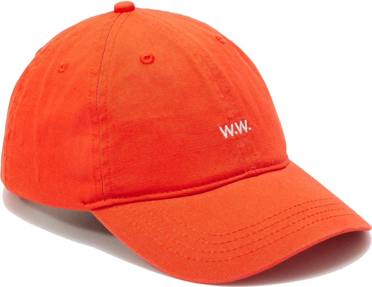 Wood Wood Hat Unisex Low Profile Twill Cap Dusty Orange 12110804.7083.3503 Orange