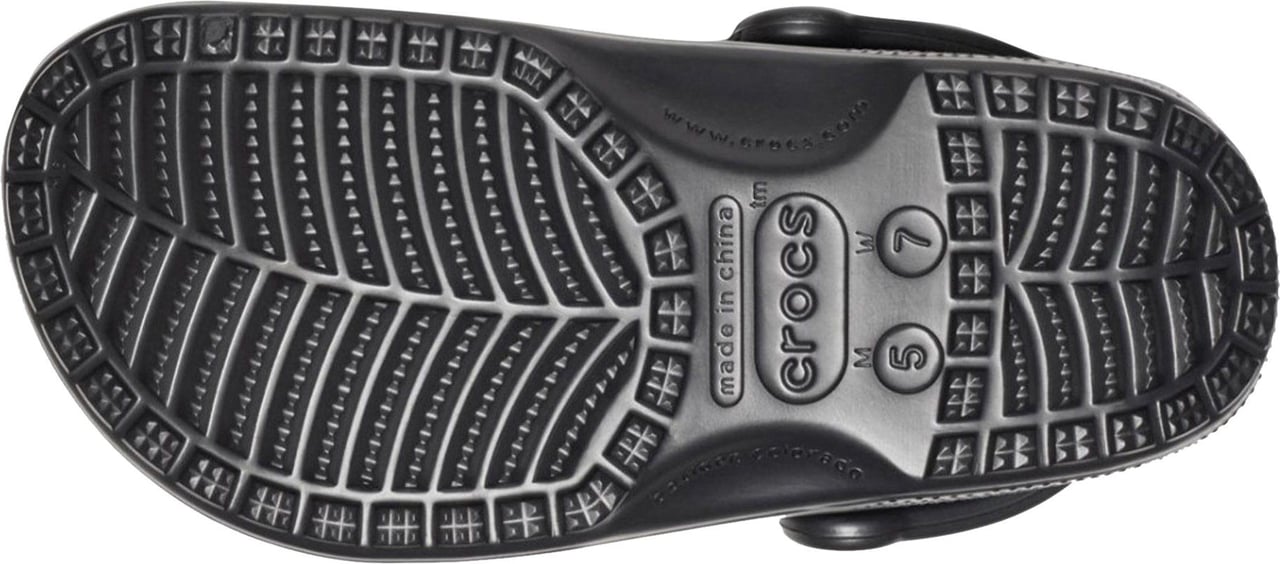 Crocs Slippers Unisex Classic Clog 10001.001 Zwart