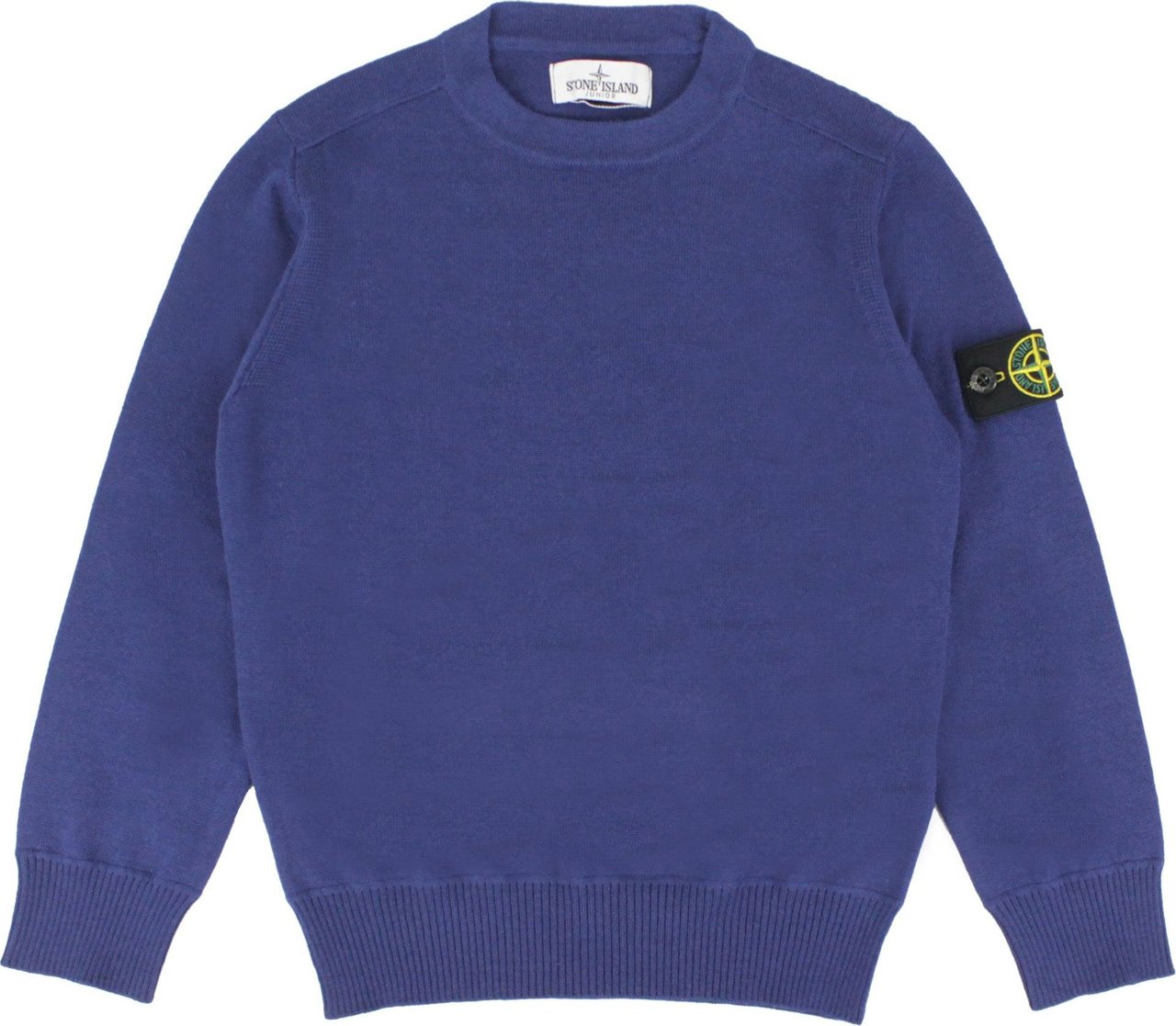 Stone Island Junior Blue Boy Sweater Blauw